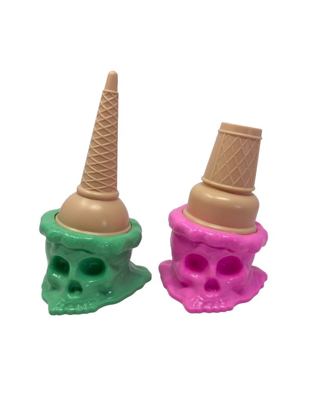 Ice Scream Man Skull Ryan Brutherford Mintstachio & Strawberry (Set Of 2) New